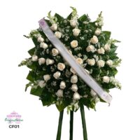 Corona de Rosas Blancas