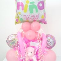 Arreglo de Globos Pequeño - Nacimiento Hembra